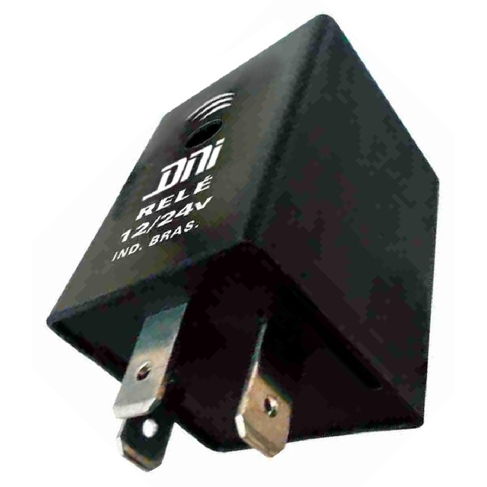 Relé Cigarra com Som Contínuo ou Intermitente 12/24V - DNI - 0527