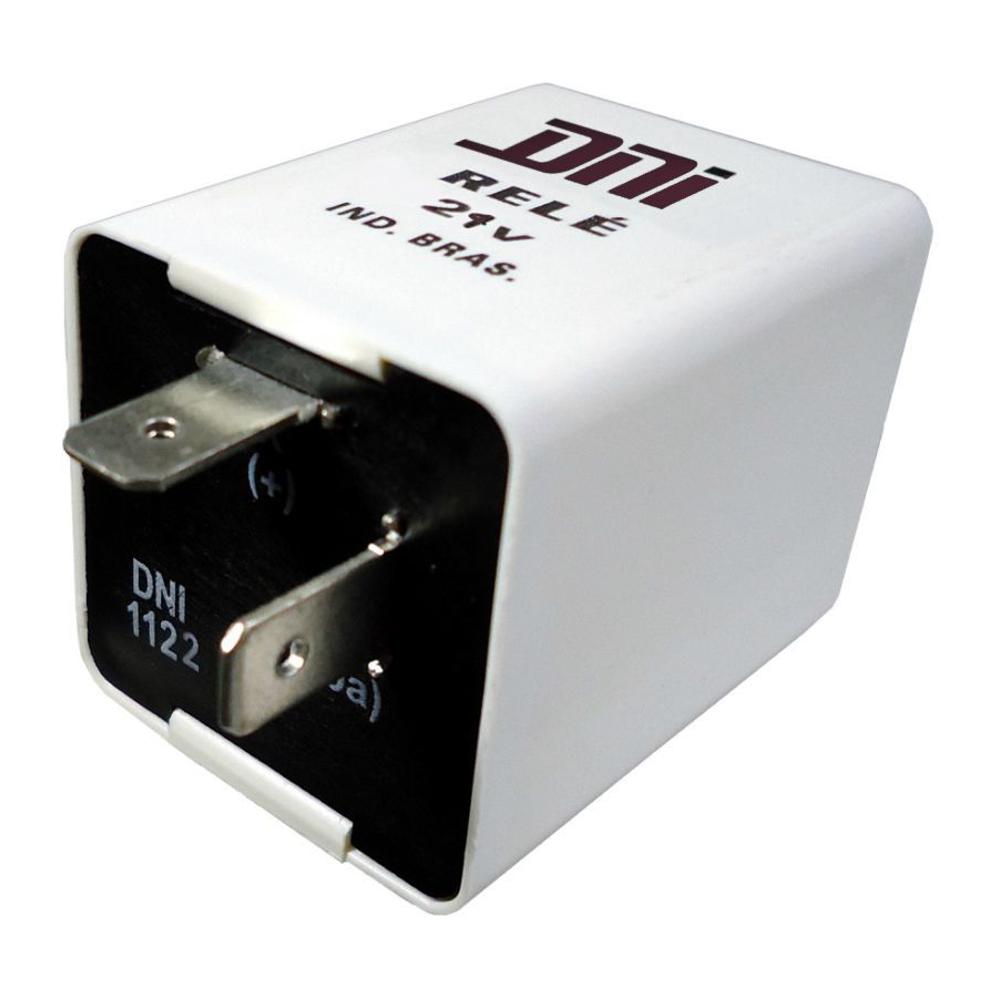Relé Pisca Eletrônico 200W 24V 2 Terminais - DNI - 1122