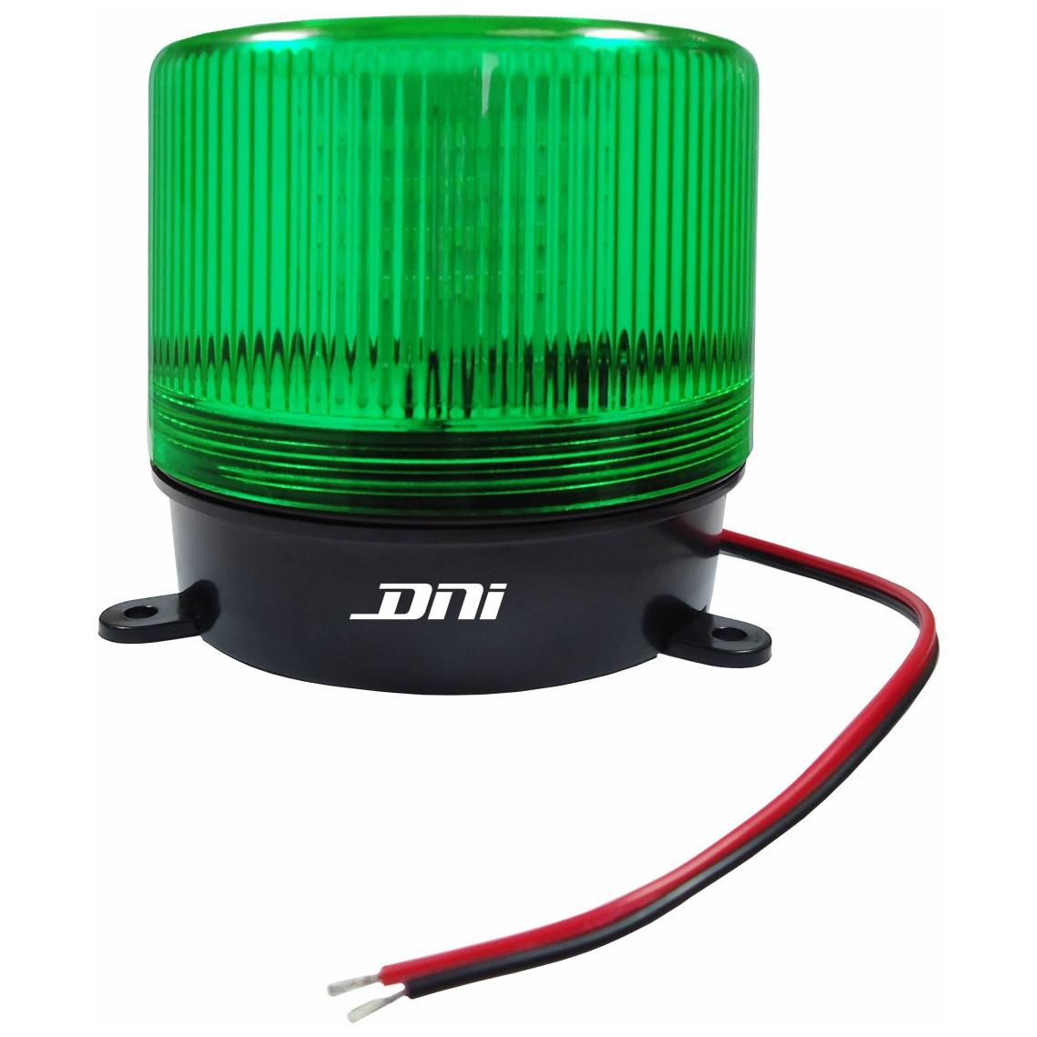 Sinalizador Giroled e Strobo Verde 8 Funções Bivolt - DNI - 4283