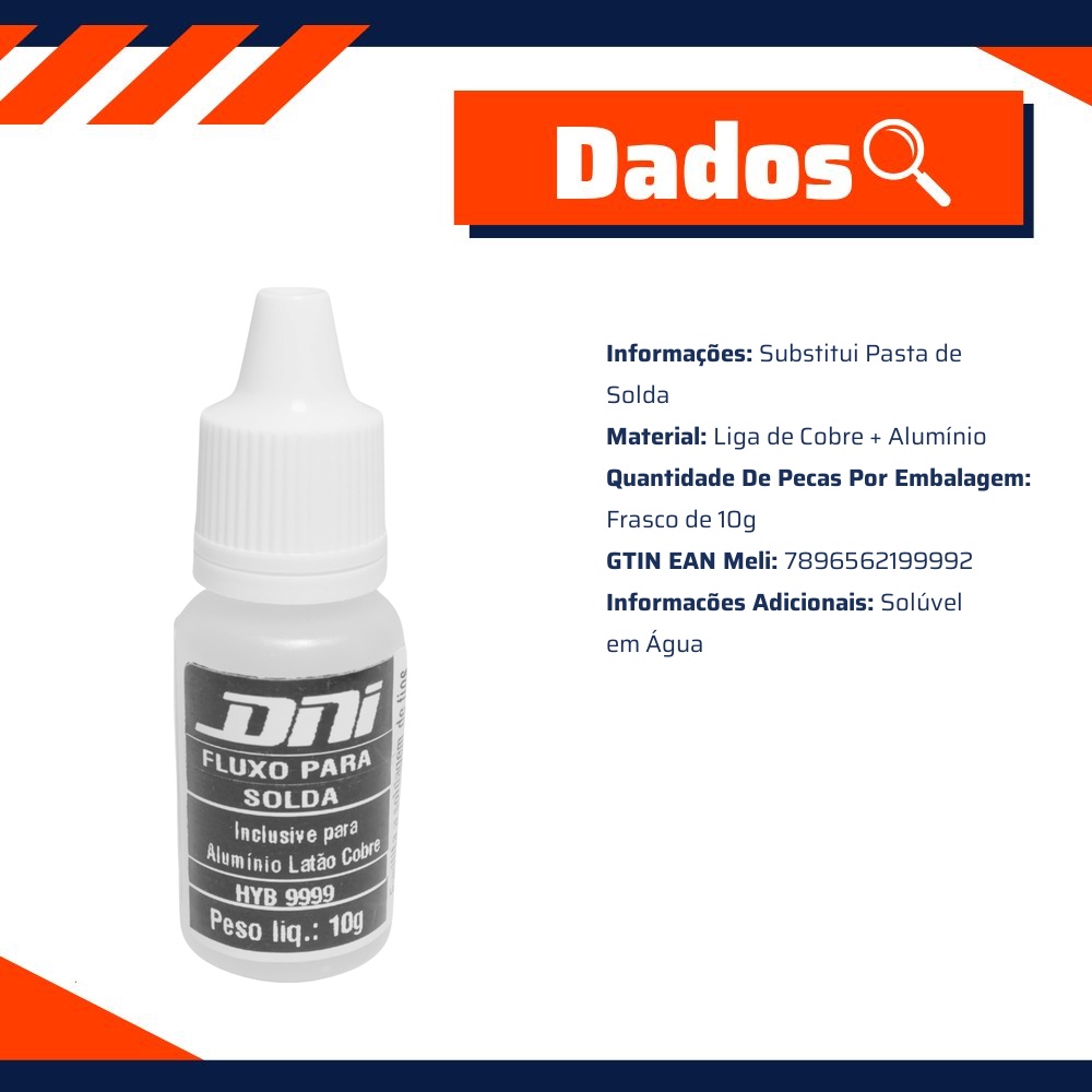 Fluxo para Soldagem Gota Mágica - DNI - HYB 9999