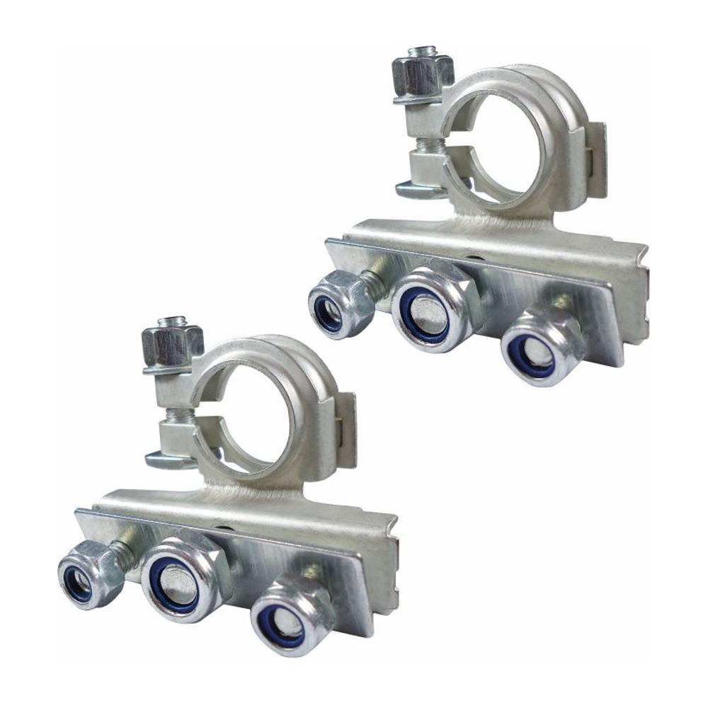 Terminal de Bateria 3 Vias Kit Polarizado para Terminais Olhais Superiores a 6mm - DNI - 7577