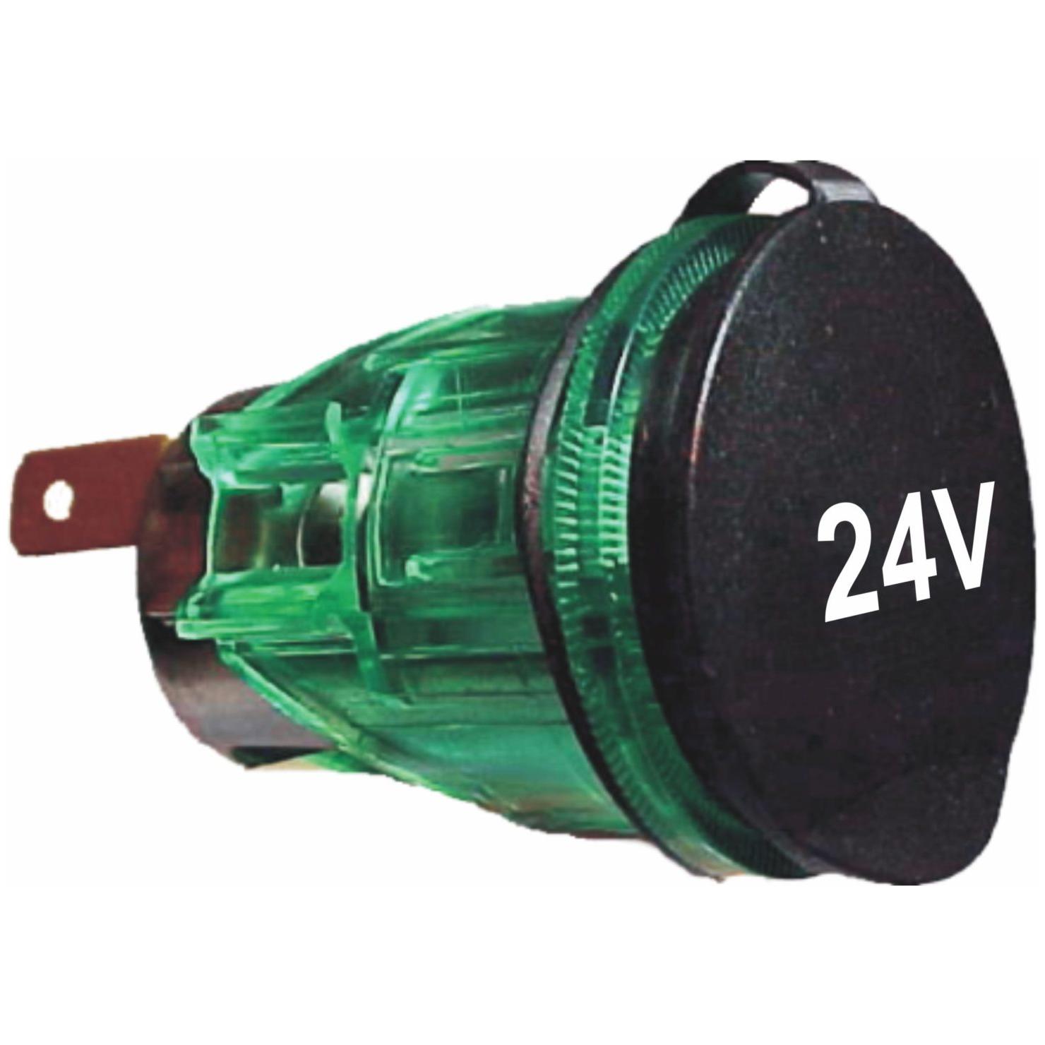 Tomada Polarizada Universal com Tampa 24V - DNI - 0587