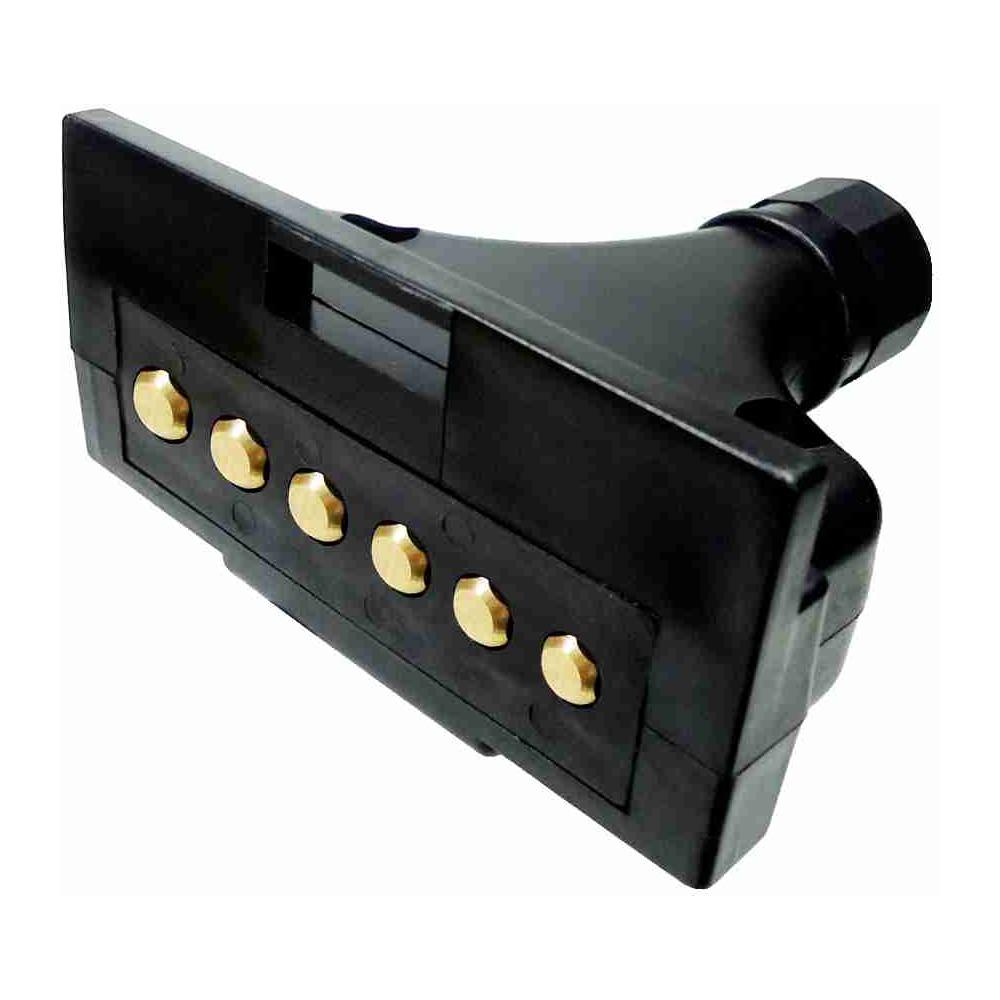 Tomada de Engate Macho Móvel Retangular 6 Polos - DNI - 8309