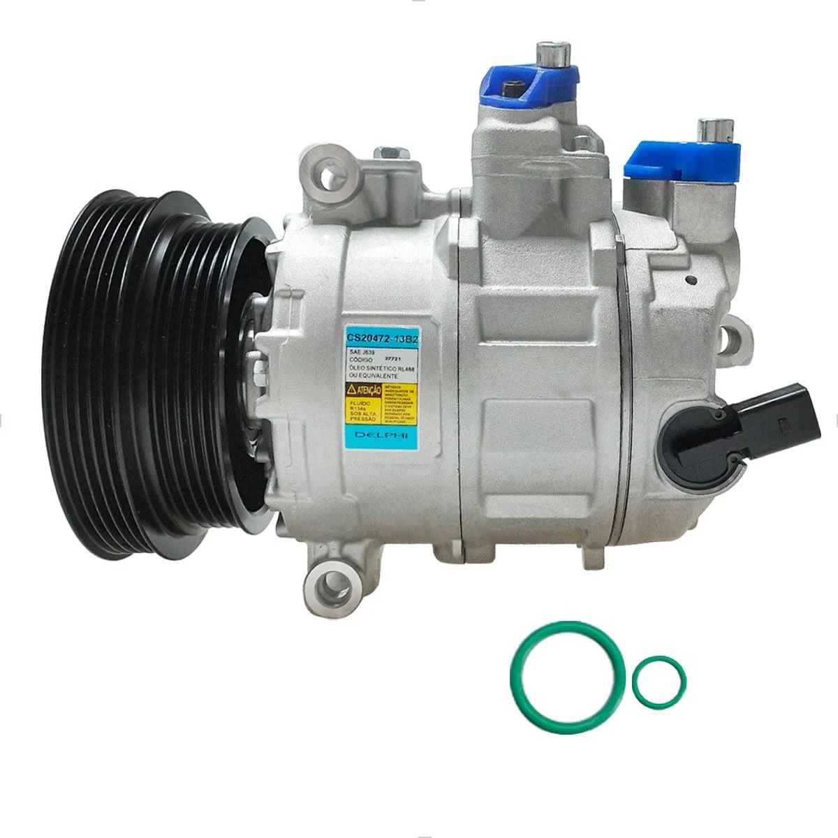 Compressor Ar Condicionado BORA FUSCA GOLF NEW BEETLE PASSAT 2.0 JETTA 2.0 2.5 - Delphi - CS20472