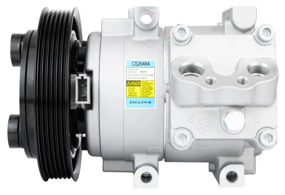 Compressor Ar Condicionado FIESTA 1.0 1.6 ECOSPORT 1.6 2.0 - Delphi - CS20484