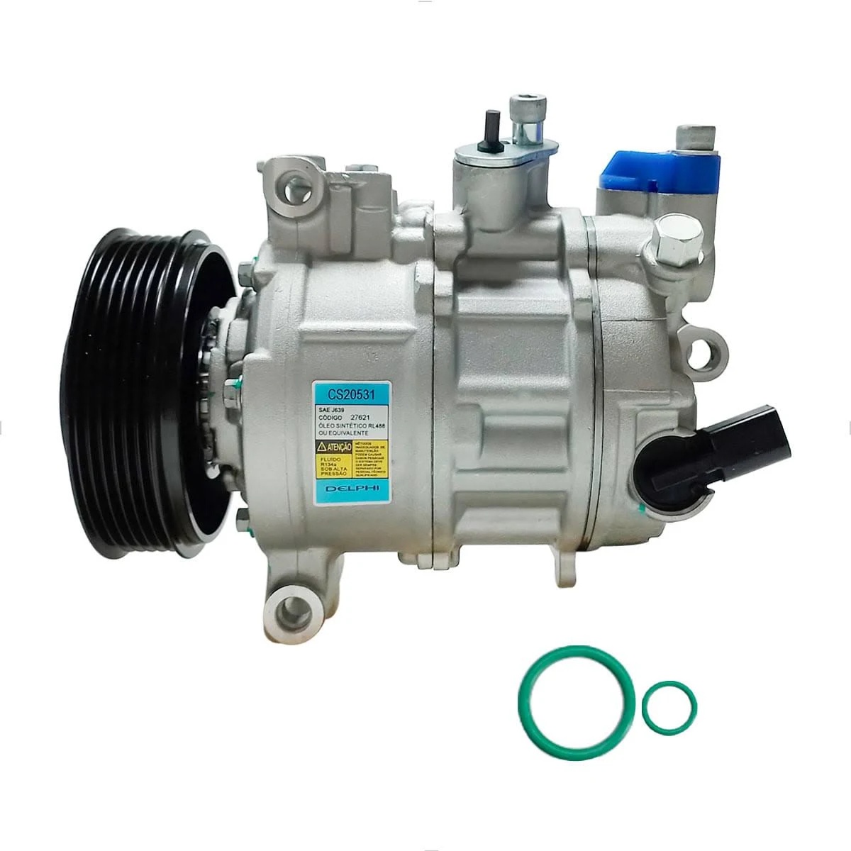 Compressor Ar Condicionado GOLF 1.4 2.0 A4 1.8 2.0 AMAROK JETTA PASSAT 2.0 - Delphi - CS20531