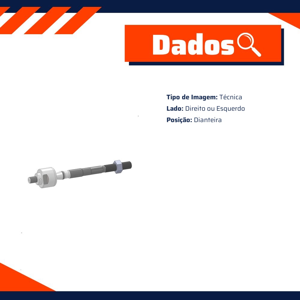 Braço Axial Dianteiro Lado Direito ou Esquerdo para KIA Cerato - Delphi - TA5204
