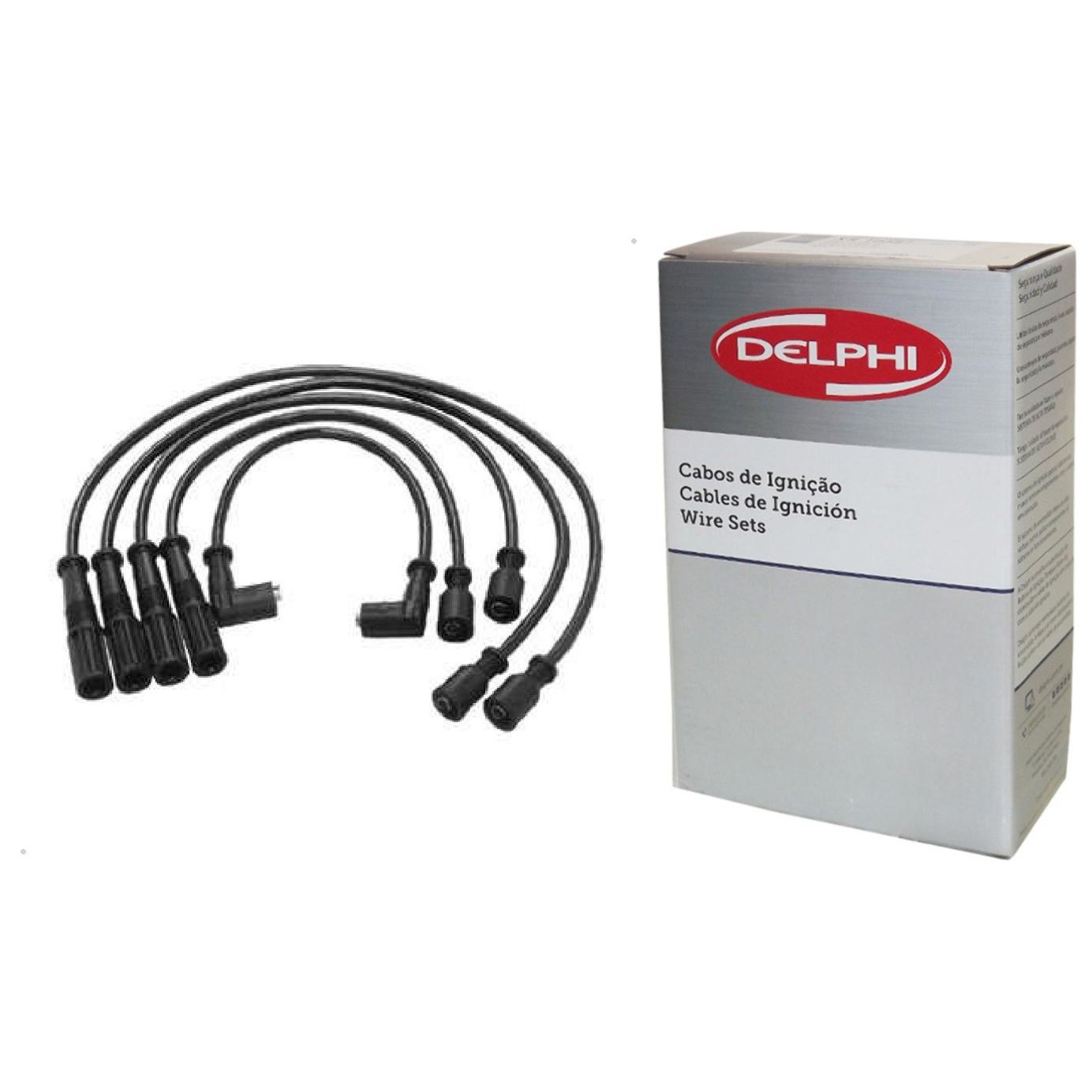 Jogo de Cabos de Vela para Fiat Tempra SW e Tipo - Delphi - XS10059