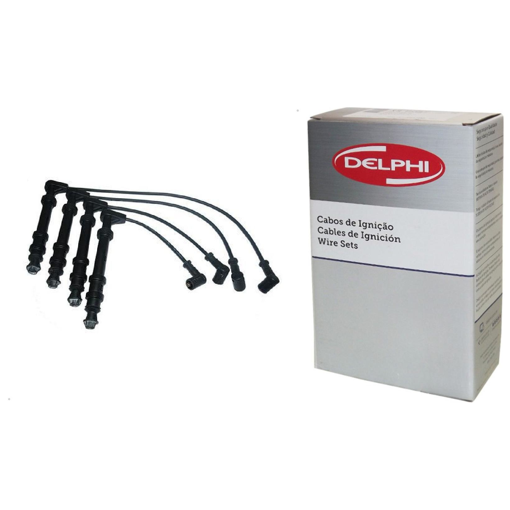 Jogo de Cabos de Vela para Fiat Linea - Delphi - XS10658