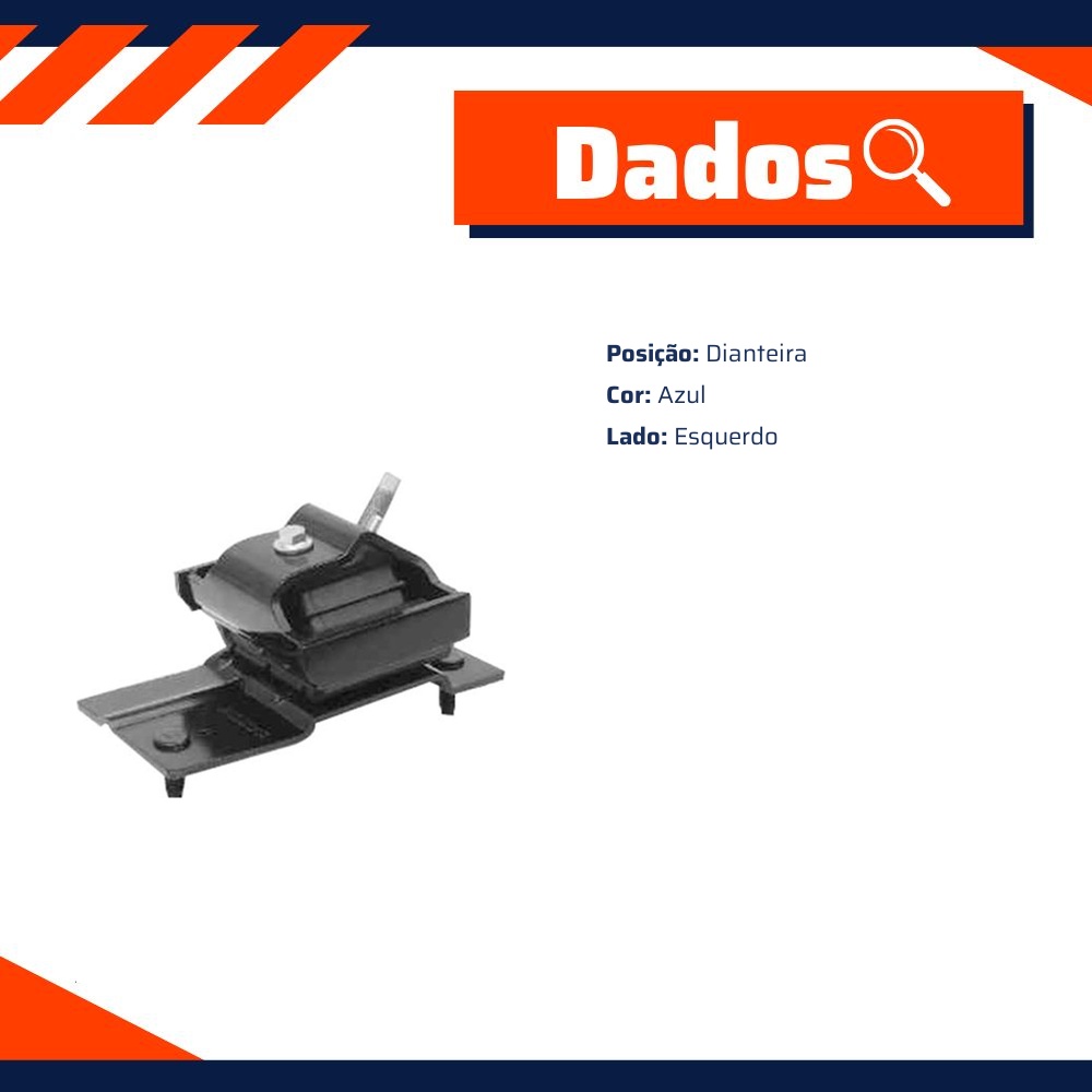 Coxim do Motor Lado Esquerdo para Ford F-250 - Corteco - 50366C