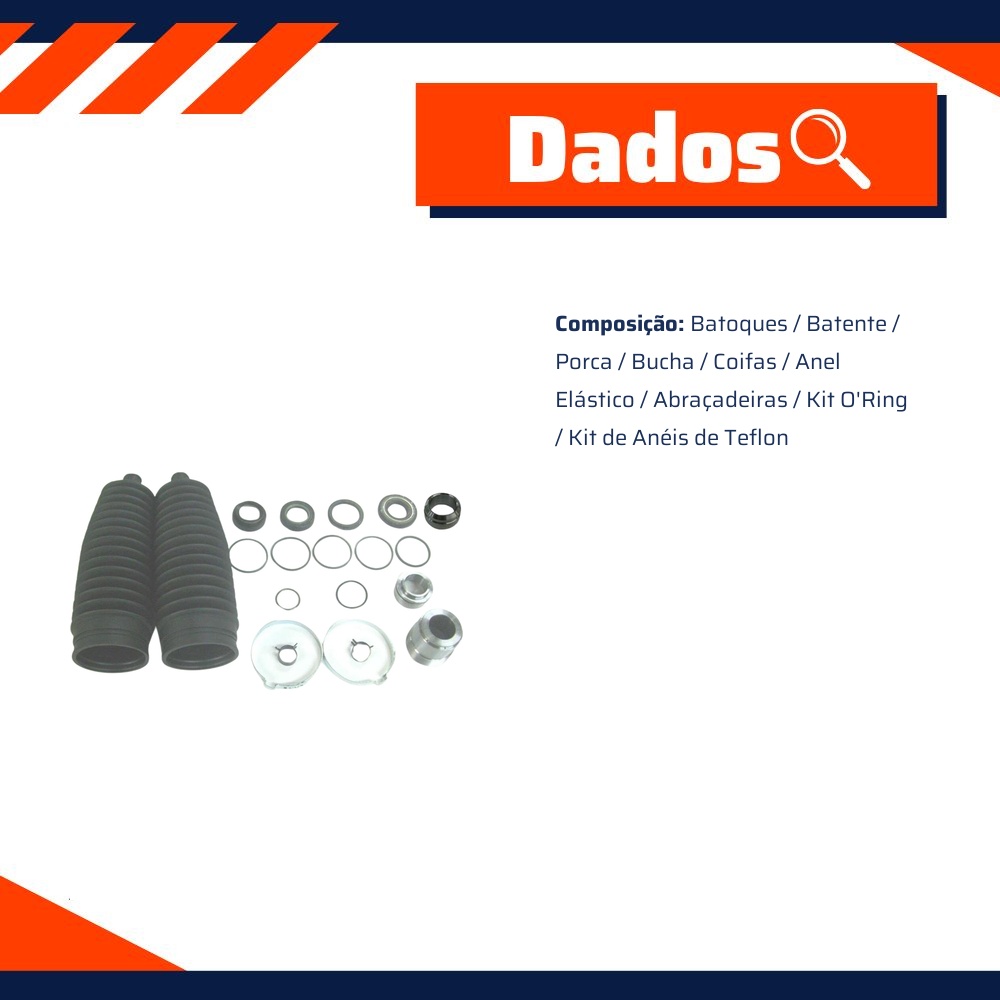 Kit de Reparo da Direção Hidráulica - Corteco - 57052K