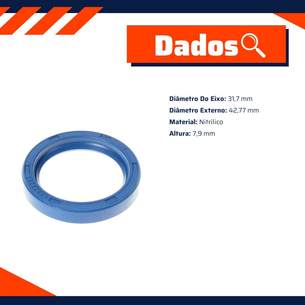Retentor da Caixa de Direção 31,7 x 42,77 x 7,9 mm - Corteco - 586N