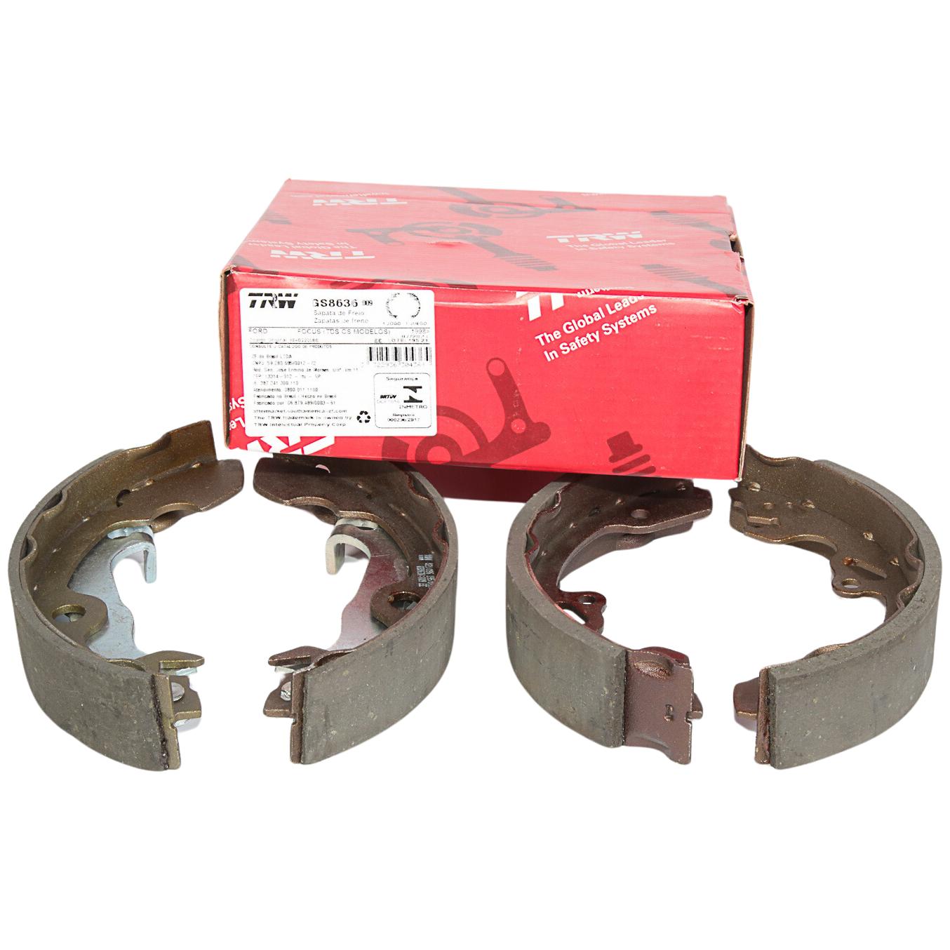 Sapata de Freio Traseira para Ford Focus e Focus Sedan - TRW - GS8636