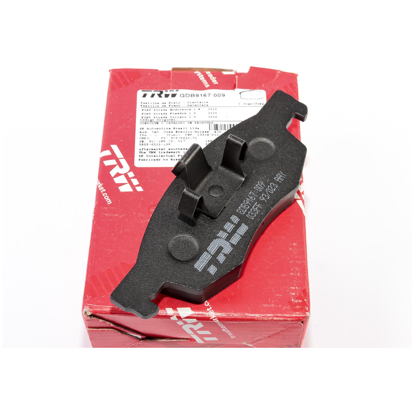 Pastilha de Freio Dianteira para Fiat Strada - TRW - GDB9167