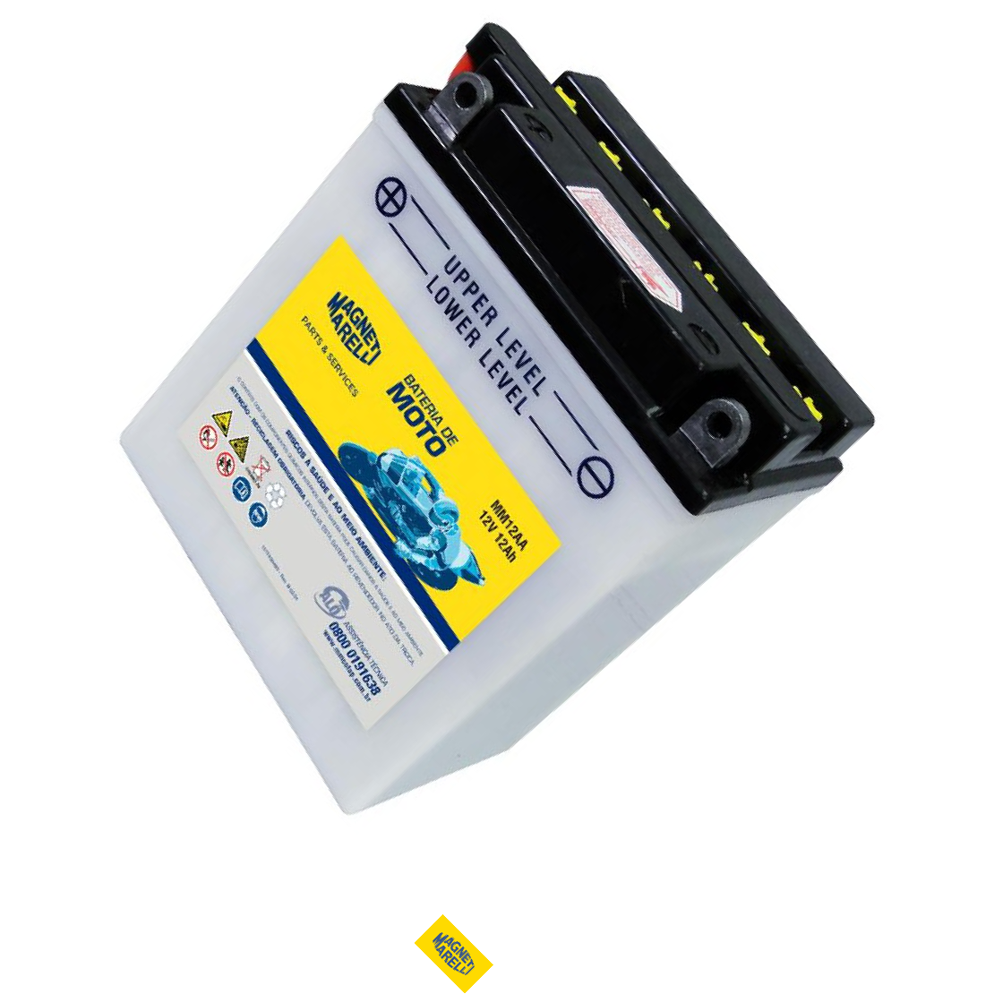 Bateria para Moto 12V 12Ah - Magneti Marelli - MM12AA