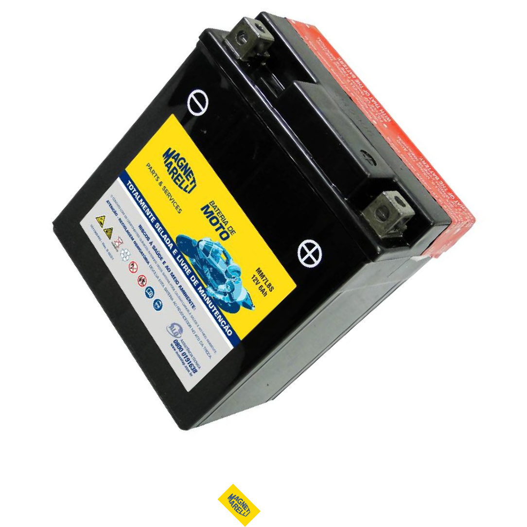 Bateria para Moto 12V 6Ah - Magneti Marelli - MM7LBS