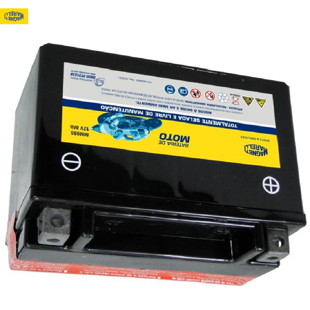 Bateria para Moto 12V 8Ah - Magneti Marelli - MM9BS