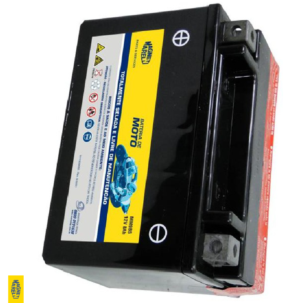 Bateria para Moto 12V 8Ah - Magneti Marelli - MM9BS