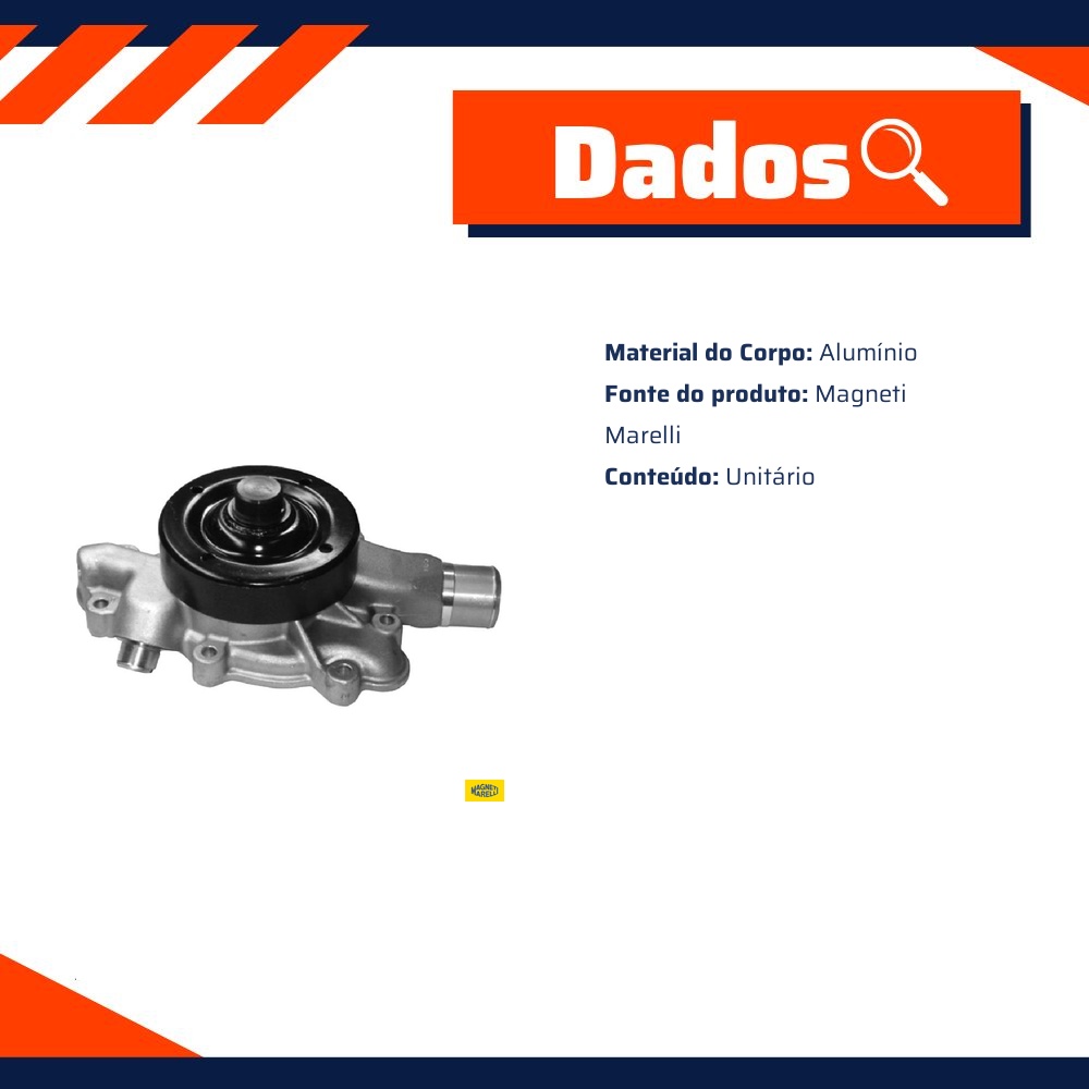 Bomba D'Água para Dodge Dakota - Magneti Marelli - BMM2001