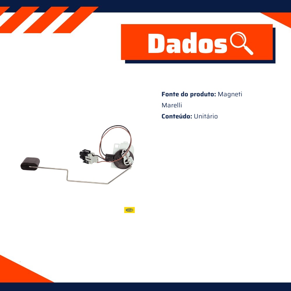 Sensor de Nível de Combustível para Hyundai IX35 - Magneti Marelli - SNMM18423