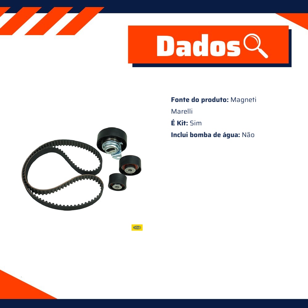 Kit Correia Dentada Sincronizadora - Magneti Marelli - KDMM9254