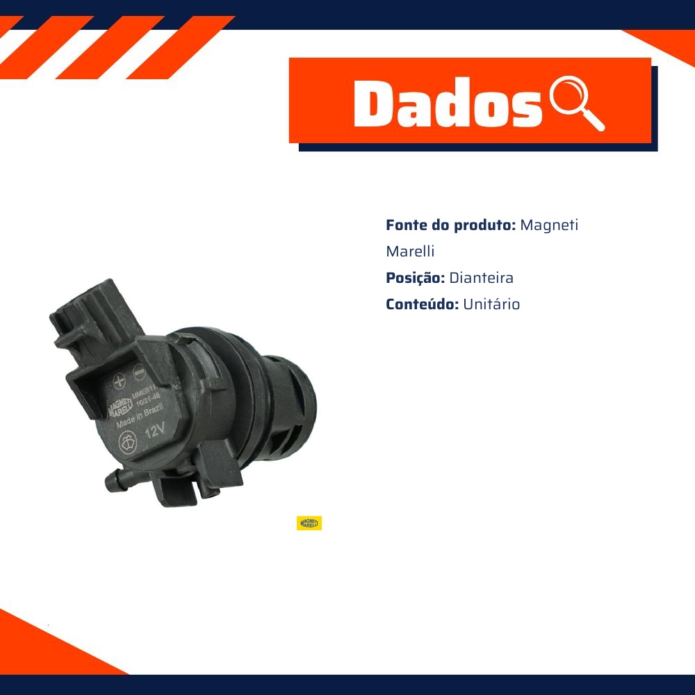 Eletrobomba Lavadora do Para-brisas - Magneti Marelli - MMEB115