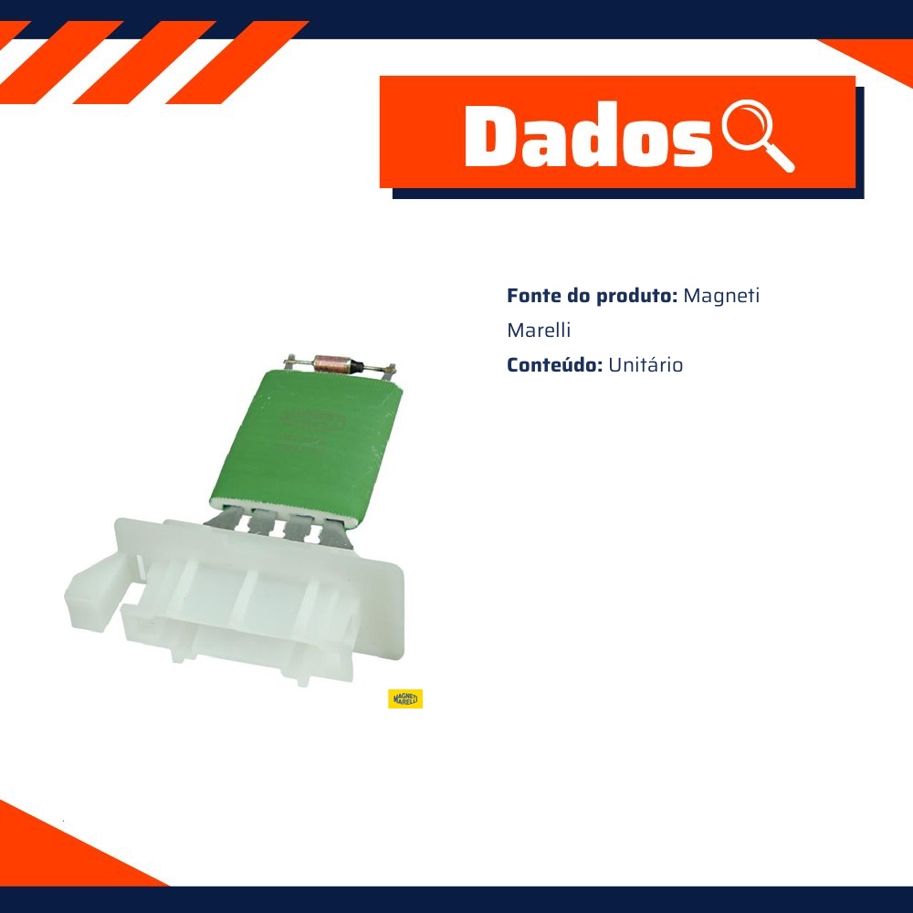 Resistência De Caixa Evaporadora - Magneti Marelli - RE3015