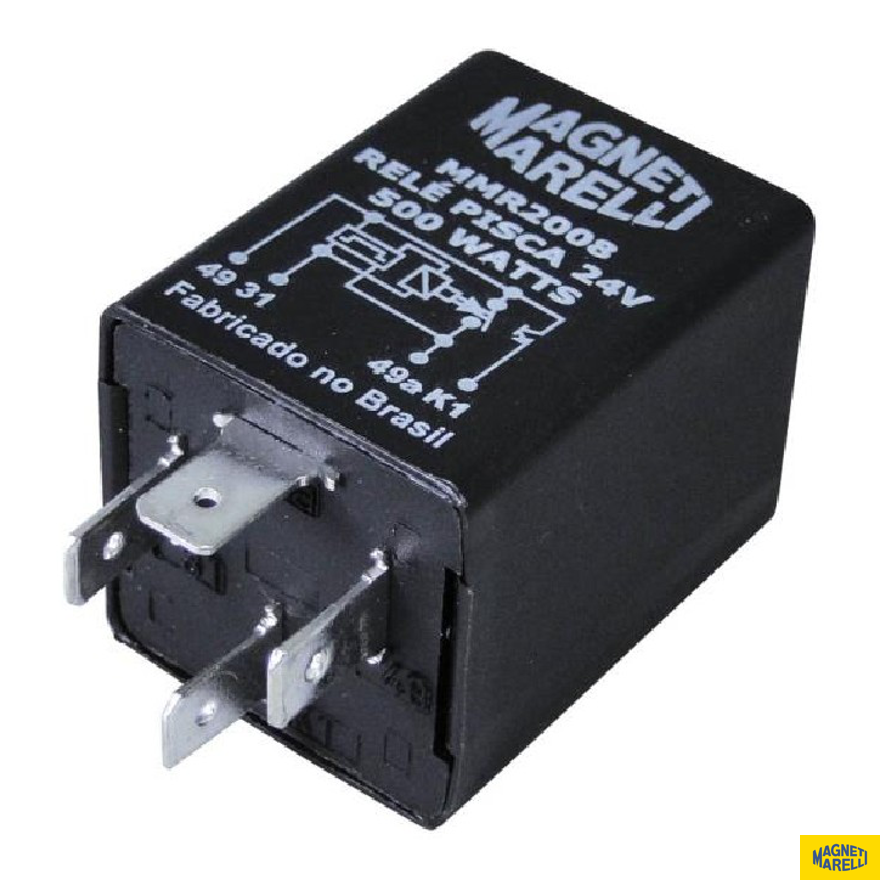 Relé de Pisca 24V 500W - Magneti Marelli - MMR2008