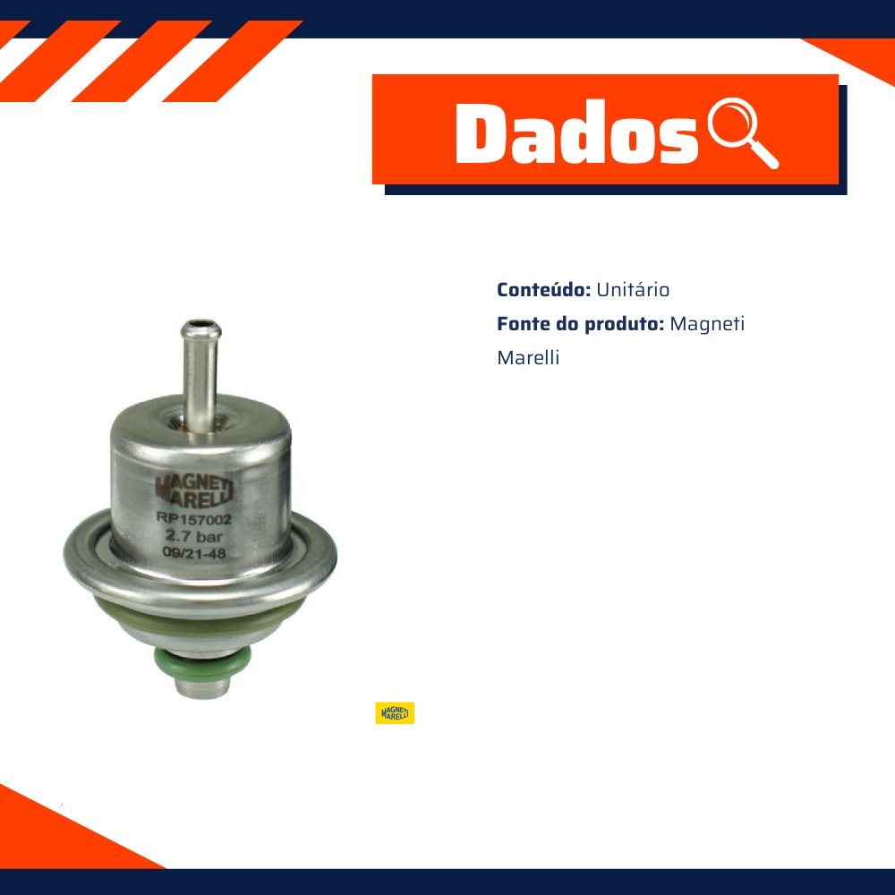 Regulador De Pressão - Magneti Marelli - RP157002RI