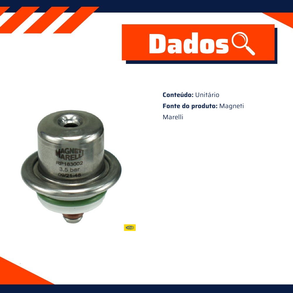 Regulador De Pressão - Magneti Marelli - RP183002RI