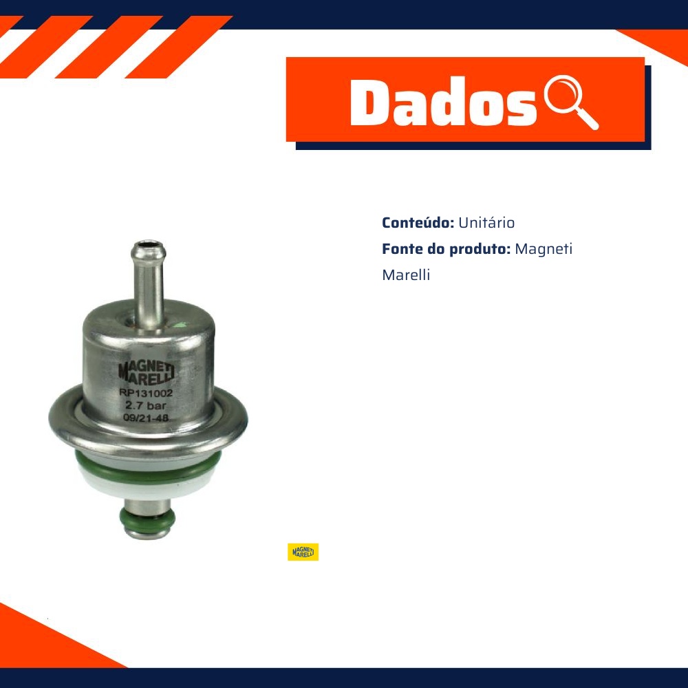 Regulador De Pressão - Magneti Marelli - RP131002RI