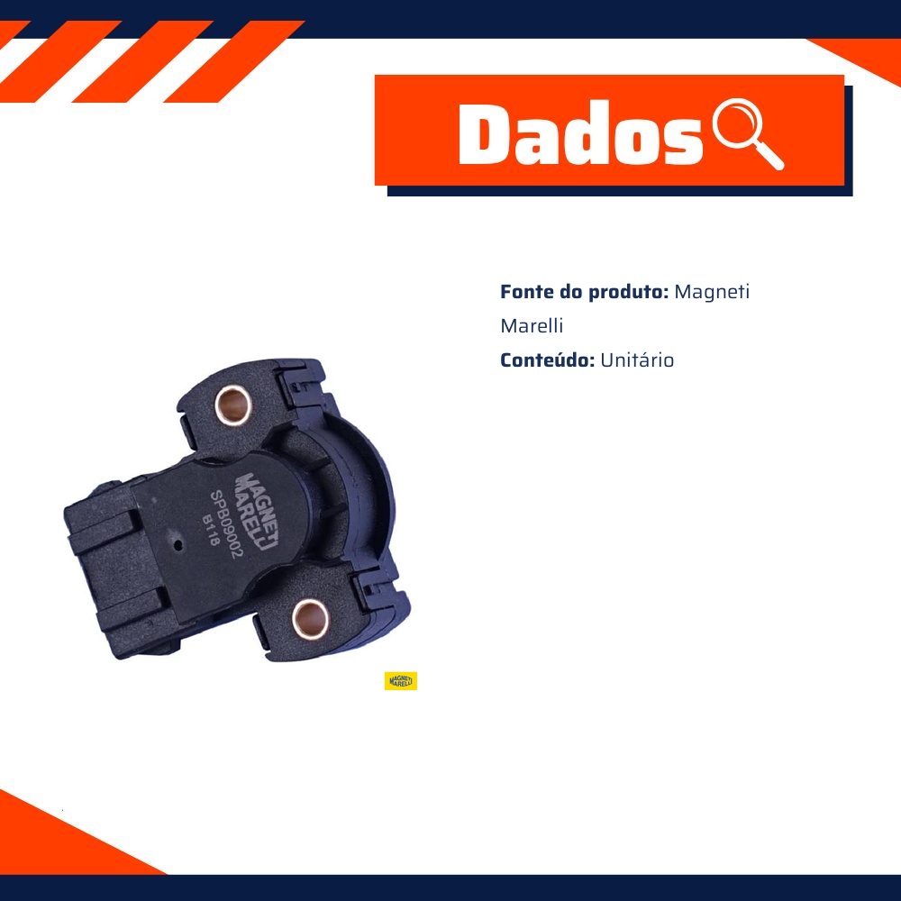 Sensor De Posição De Borboleta - Magneti Marelli - SPB09002
