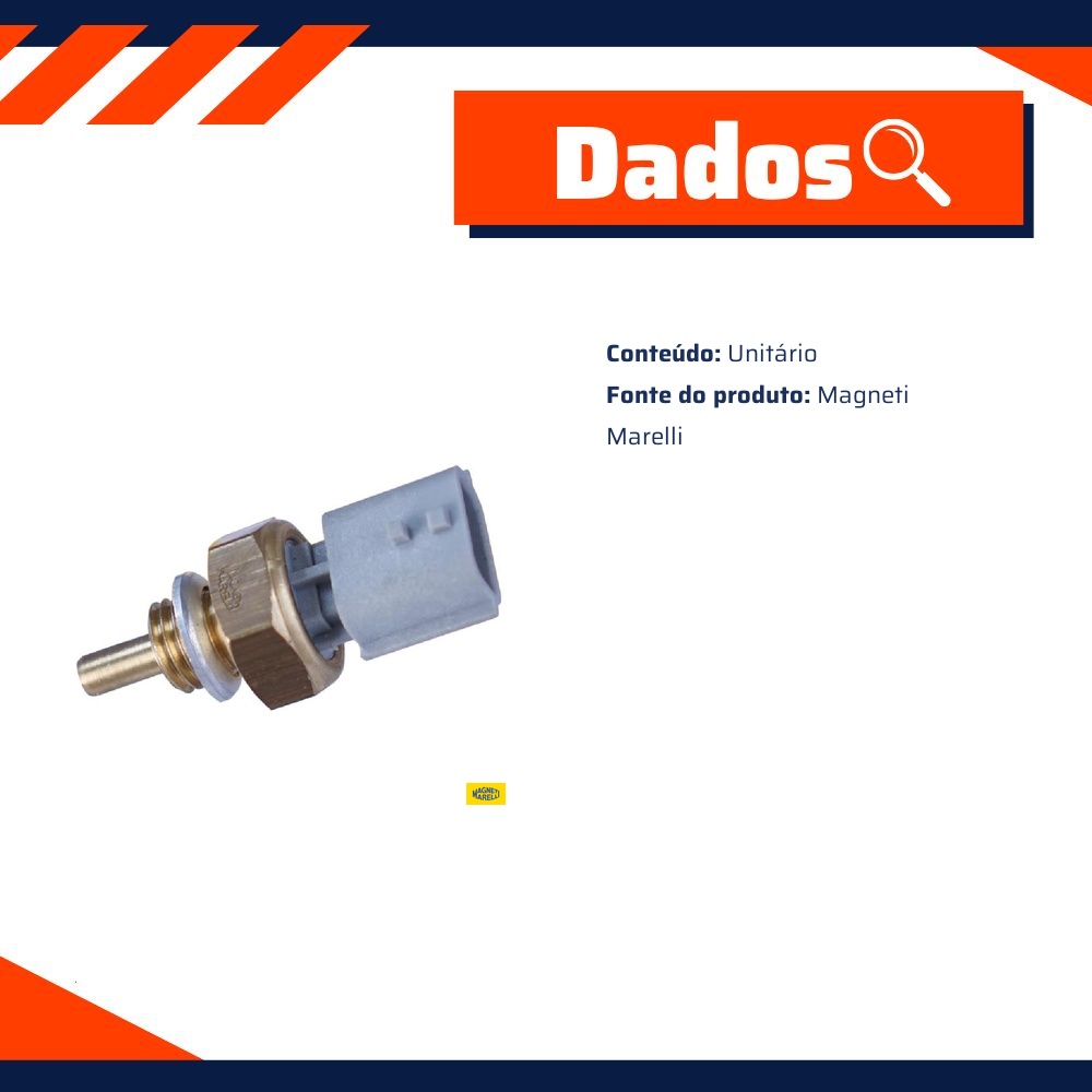 Sensor De Temperatura De Água - Magneti Marelli - STAG00833
