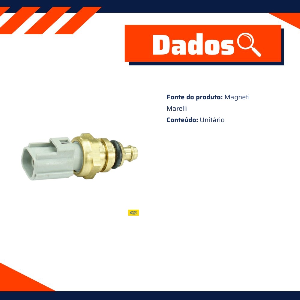 Sensor de Temperatura de Água para Ford Ecosport e Focus - Magneti Marelli - STAG00857