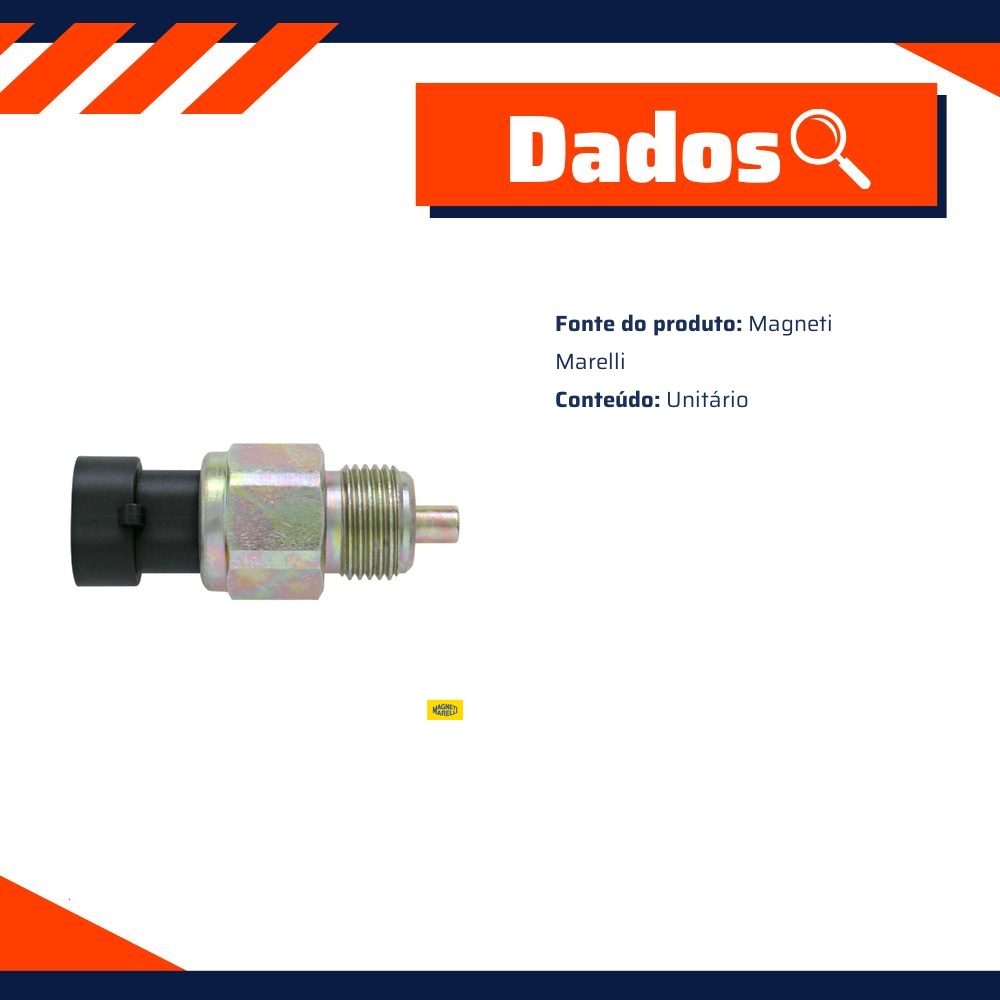 Interruptor de Luz de Ré para Fiat Siena - Magneti Marelli - ILR4451