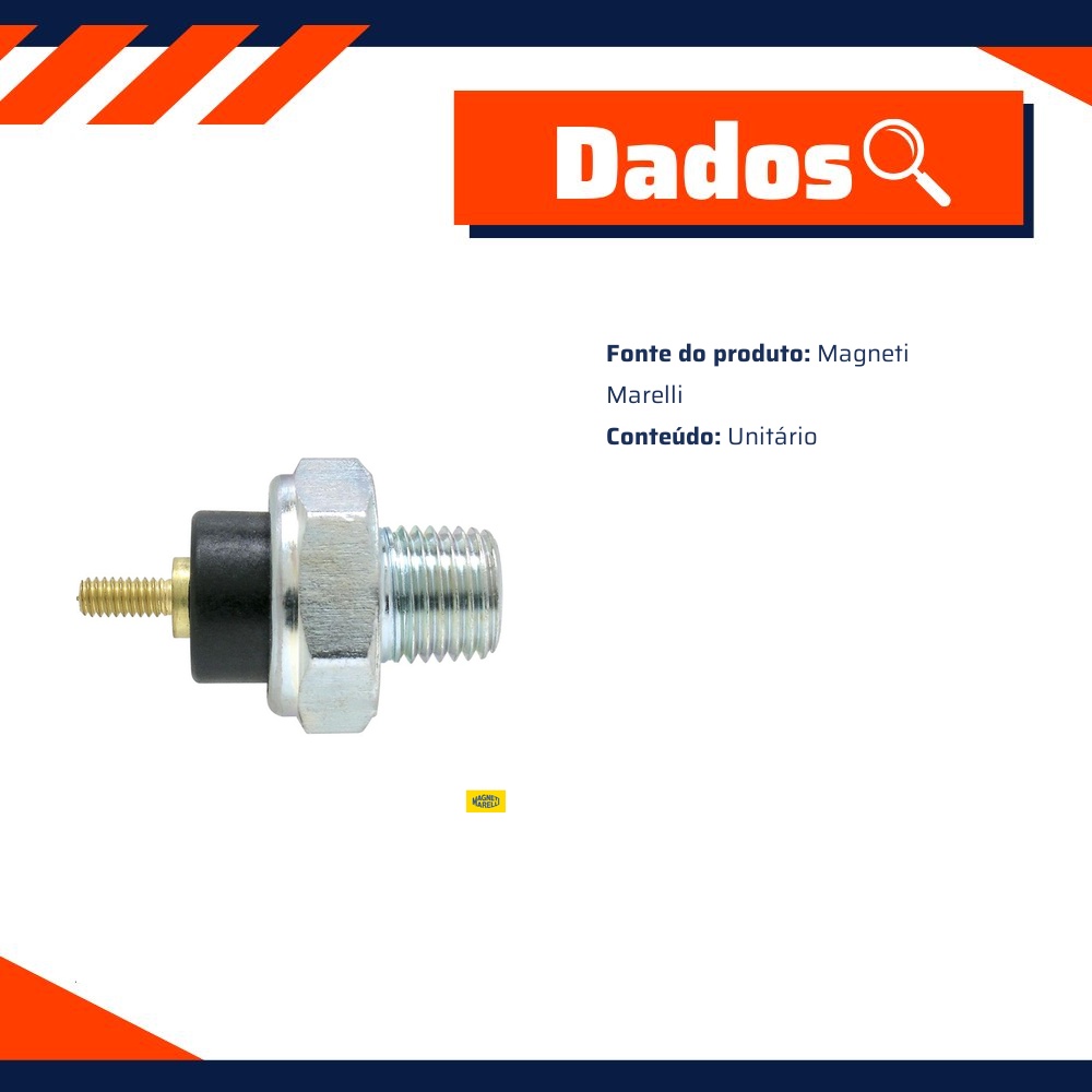 Interruptor de Pressão de Óleo para Ford Ranger - Magneti Marelli - IPO3321