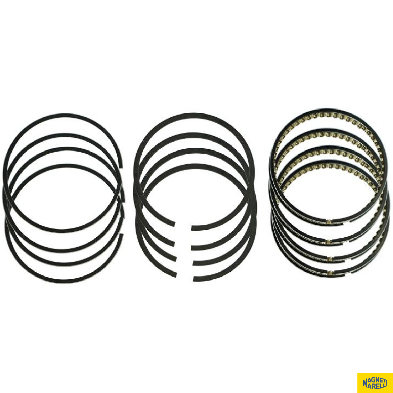 Jogo de Anéis do Pistão 1,00 4 Cilindros para Ford Fiesta e Ka - Magneti Marelli - JA08004.100