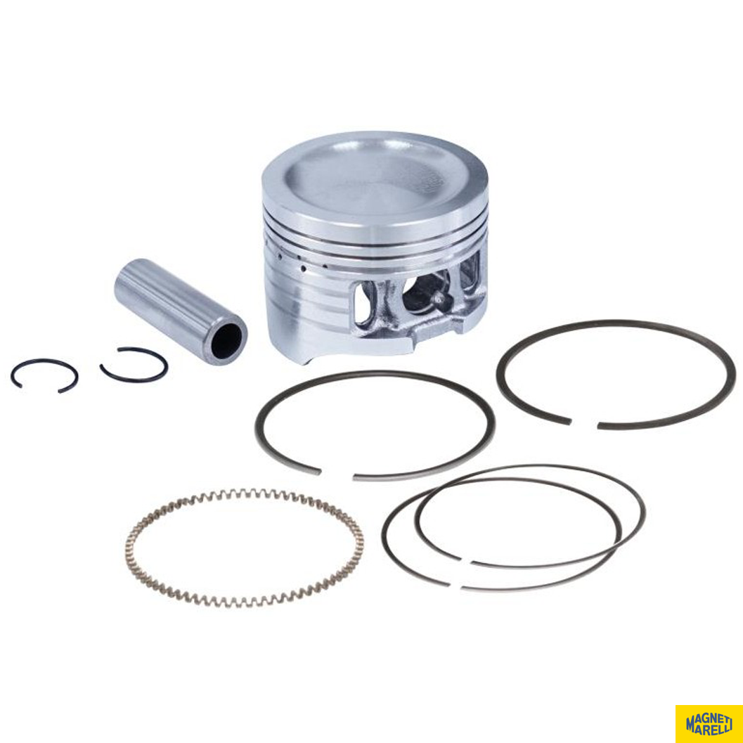 Pistão com Anéis 0,50 para Moto para Honda Biz 125 - Magneti Marelli - PA41011.50