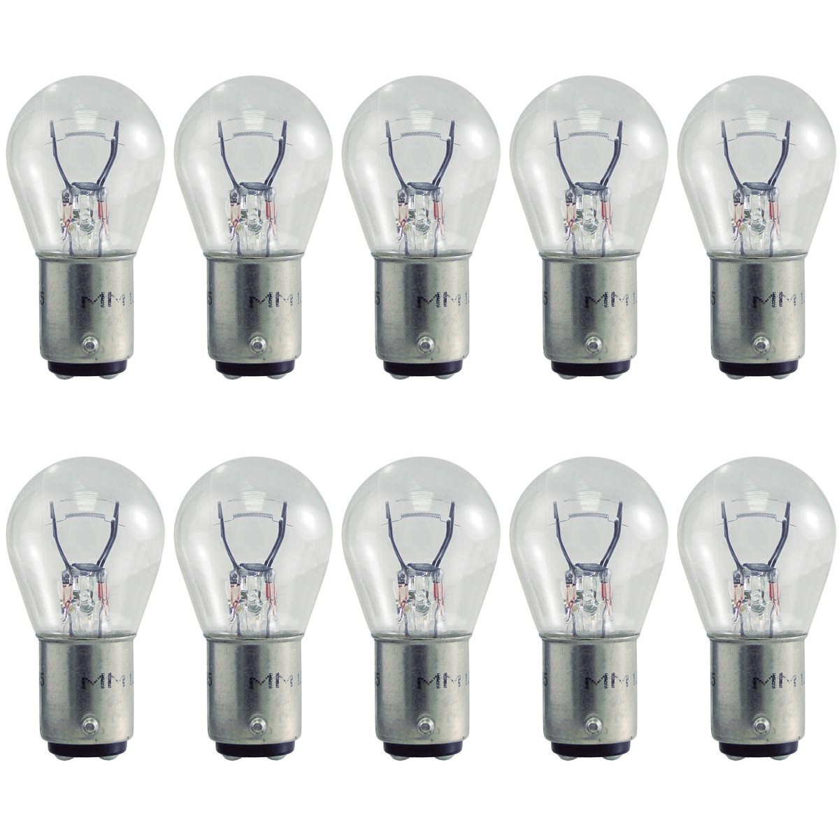 10 Lâmpadas Luz De Ré / 12V 21/5W Ba15D P21/5W Standard - Magneti Marelli - LMM7240