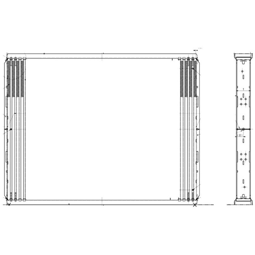 Bloco Para Intercooler - Magneti Marelli - W0510001MM