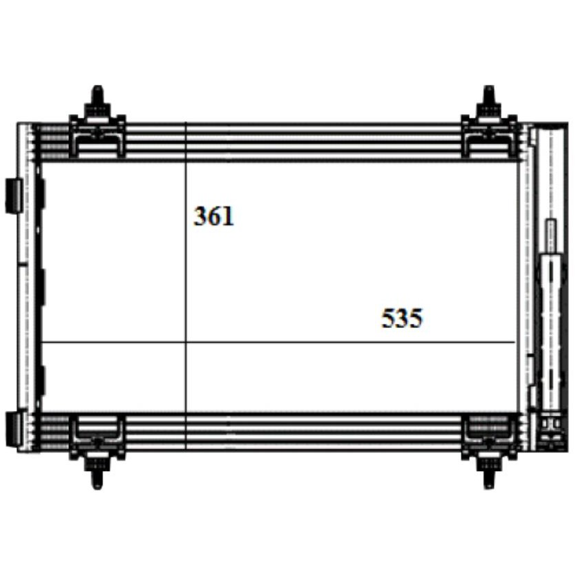 Condensador Do Ar Condicionado - Magneti Marelli - CMM5012CI