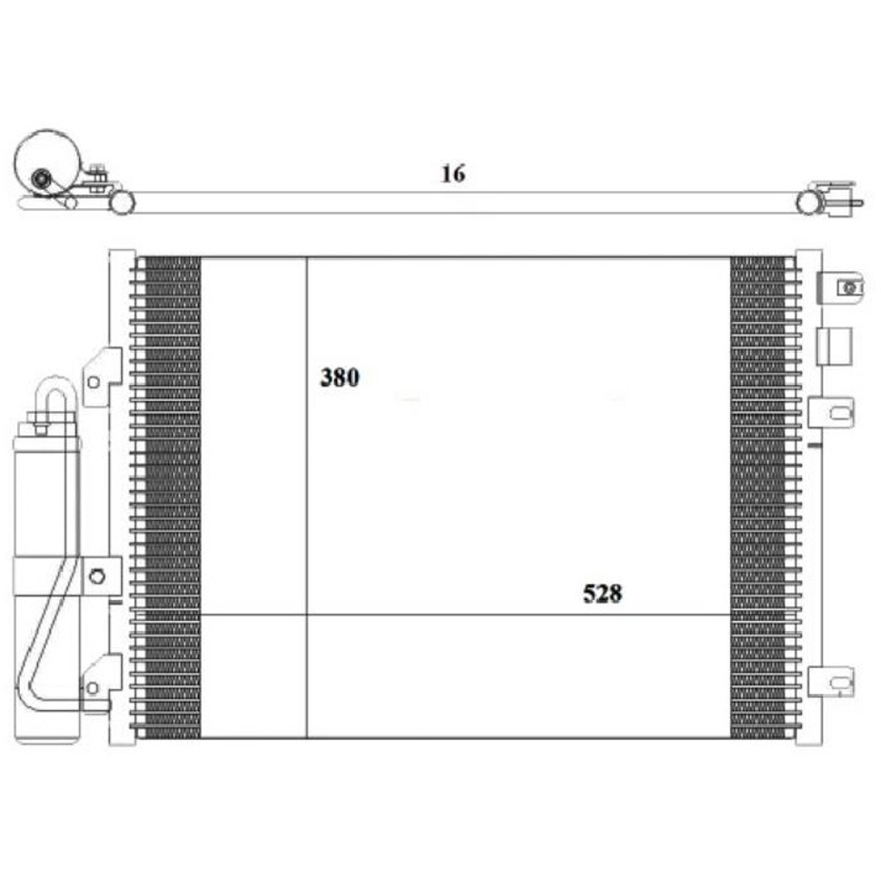 Condensador Do Ar Condicionado - Magneti Marelli - CMM5013RE