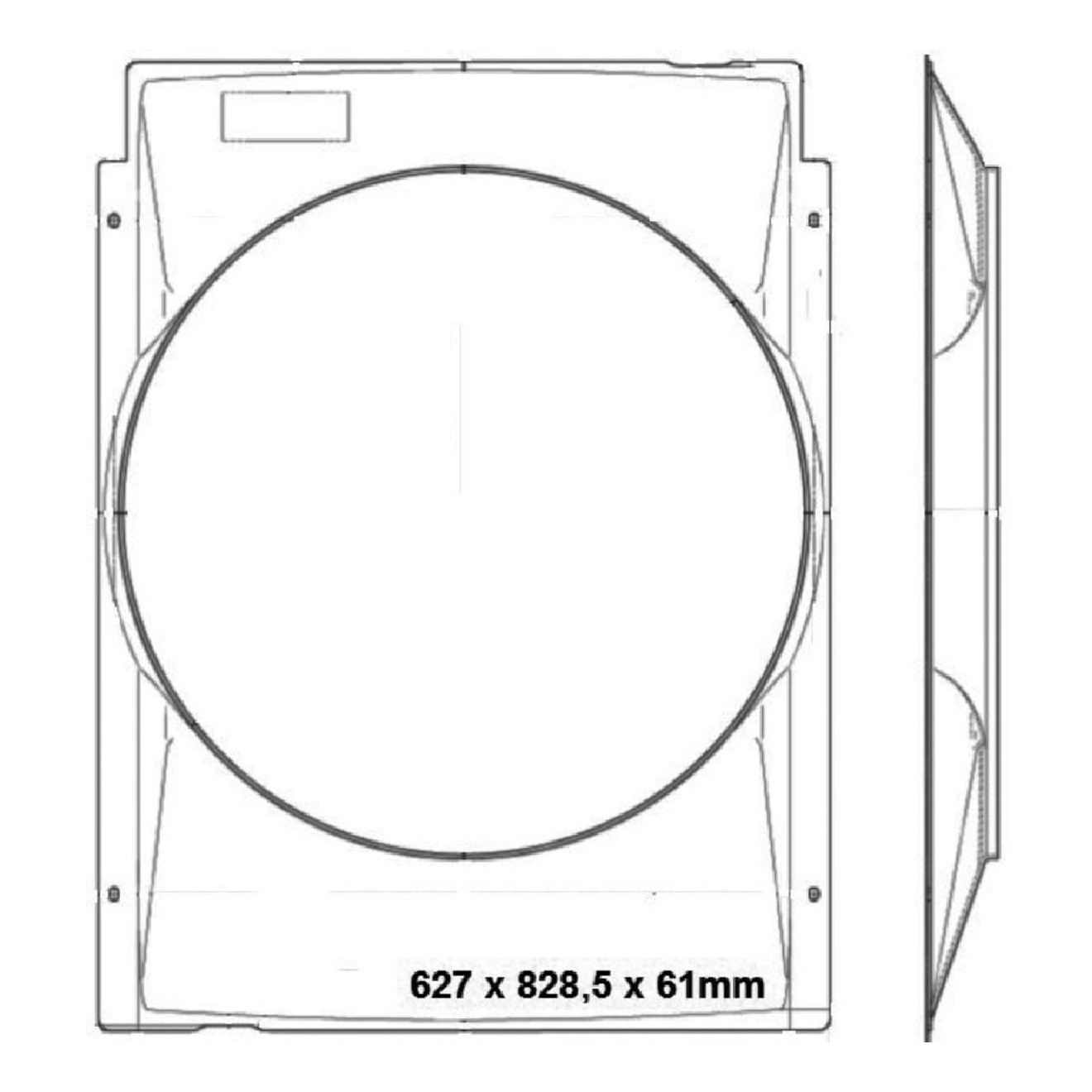 Defletor Do Eletroventilador - Magneti Marelli - FB956001MM