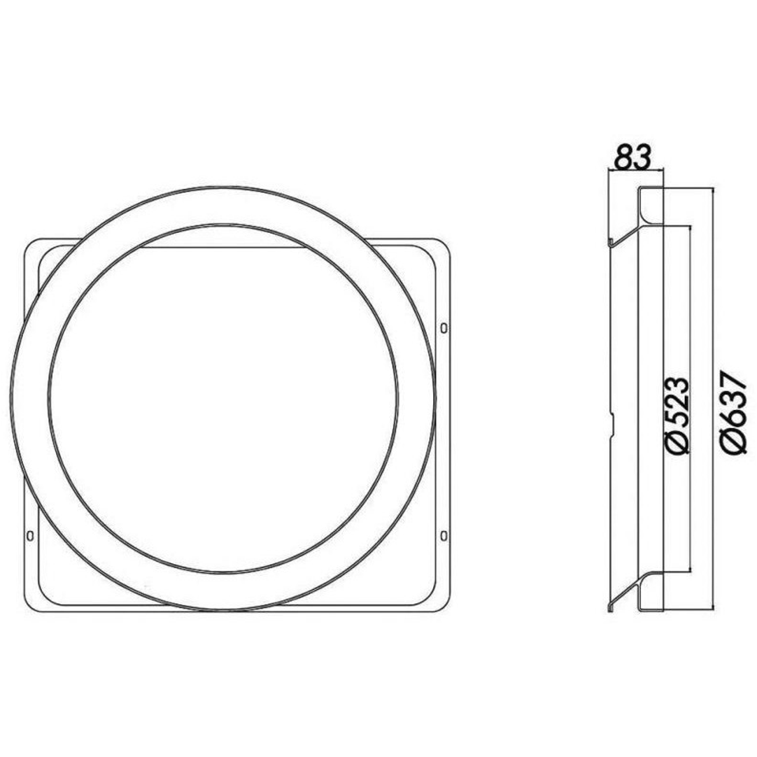 Defletor Do Eletroventilador - Magneti Marelli - D5094MM