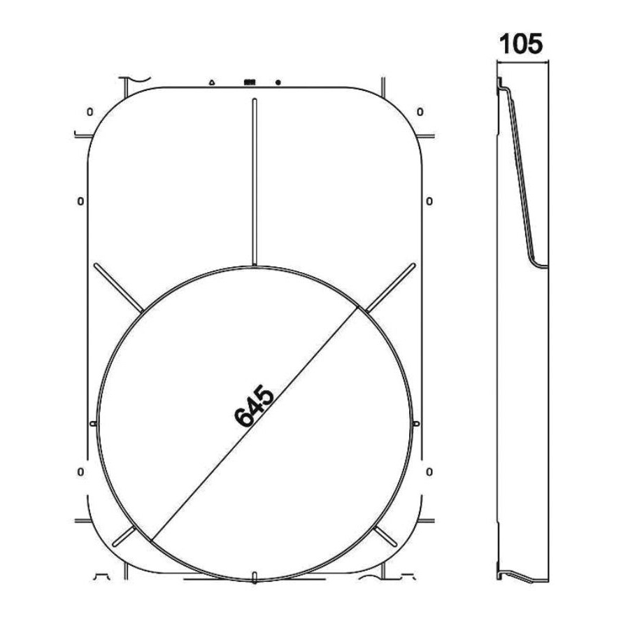 Defletor do Eletroventilador para Mercedes-Benz LS 1632 - Magneti Marelli - C8026MM