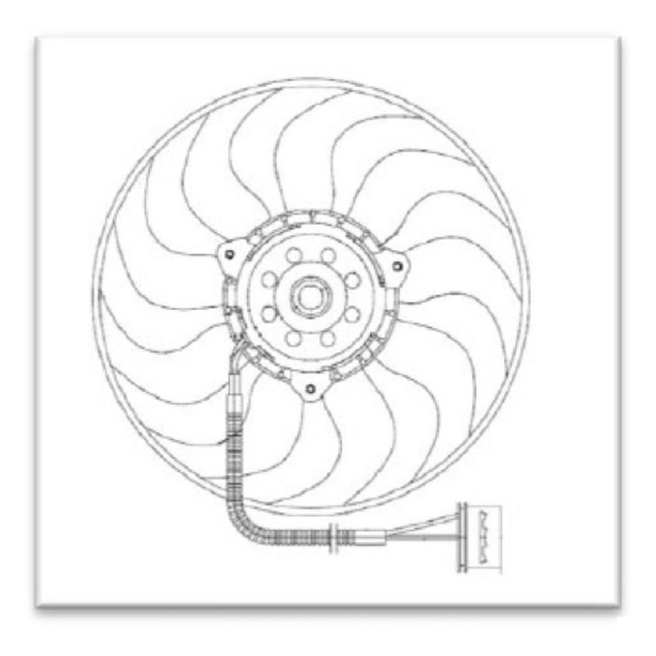 Eletroventilador - Magneti Marelli - EMM2028VW