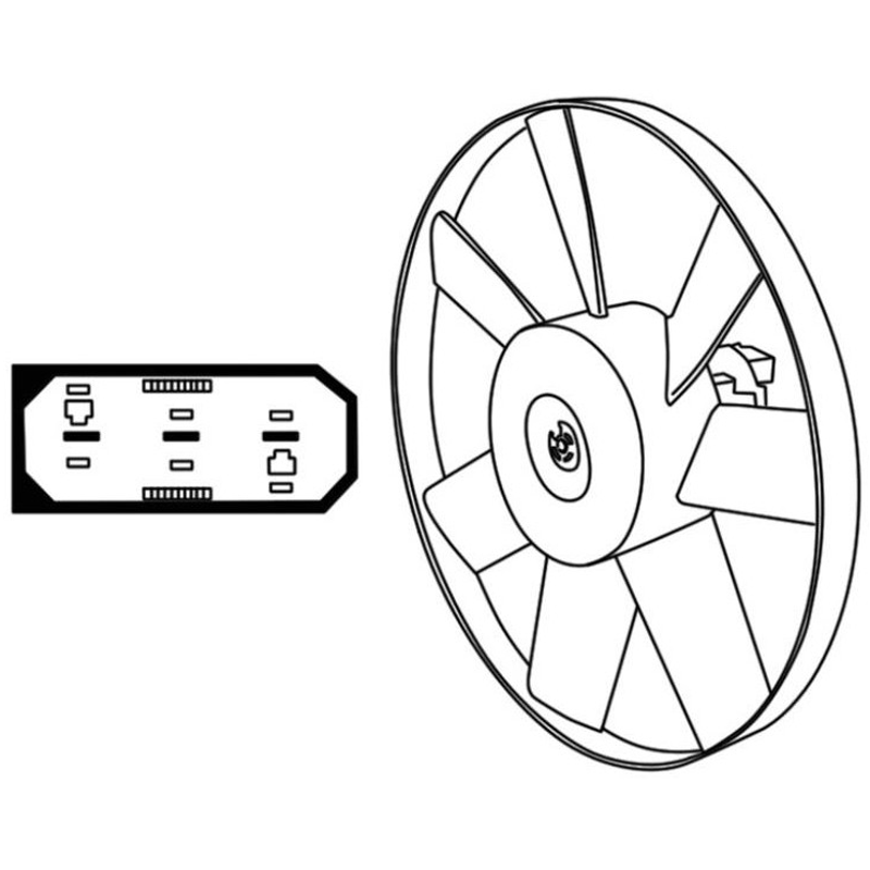 Eletroventilador - Magneti Marelli - 009144451MM