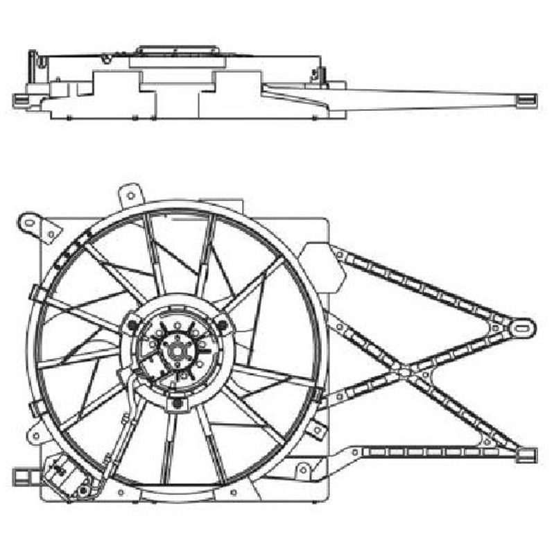 Eletroventilador para Chevrolet Astra Hatch e Astra Sedan - Magneti Marelli - 69667MM