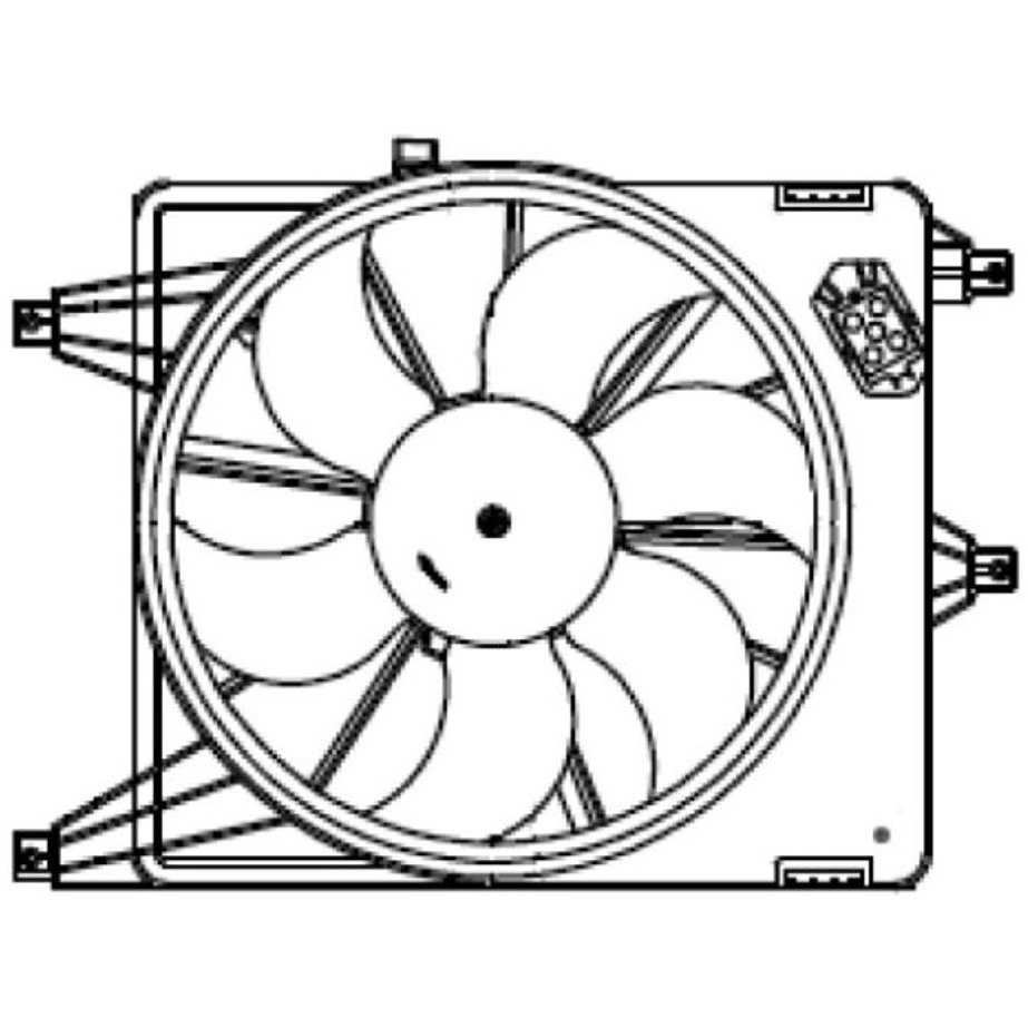 Eletroventilador - Magneti Marelli - EMM2069RE