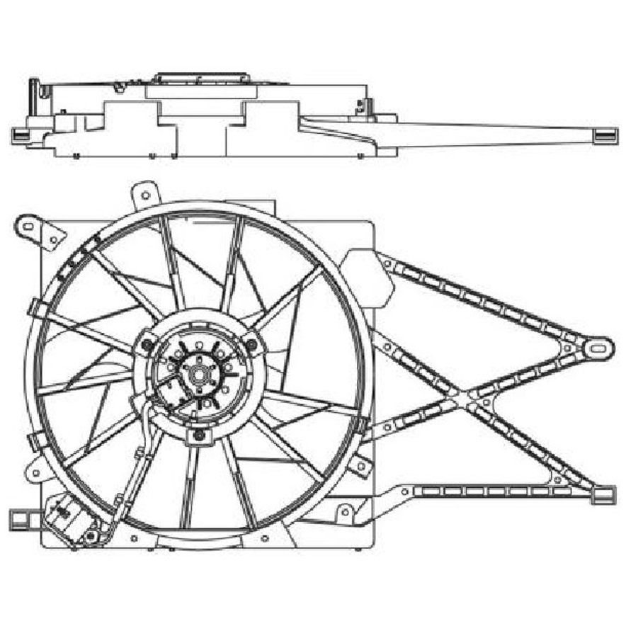 Eletroventilador - Magneti Marelli - 69665MM